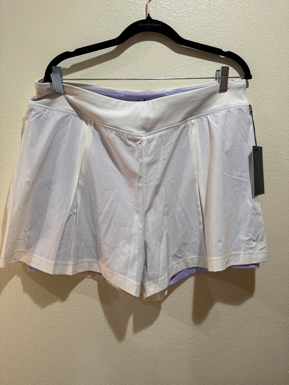 Bad Birdie Women's Range Shorts white size xl new